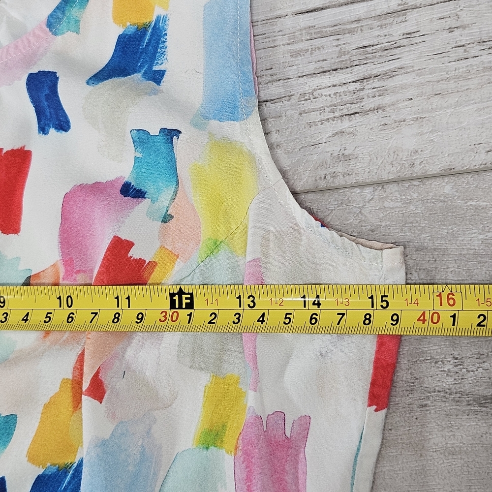 Britt Bass Marine Layer Brushstroke Shift Dress Size XS - Picture 4 of 8